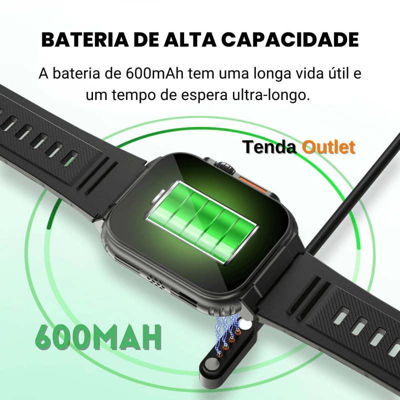 BEAT VOX Smartwatch Music Player + Pulseira de Brinde