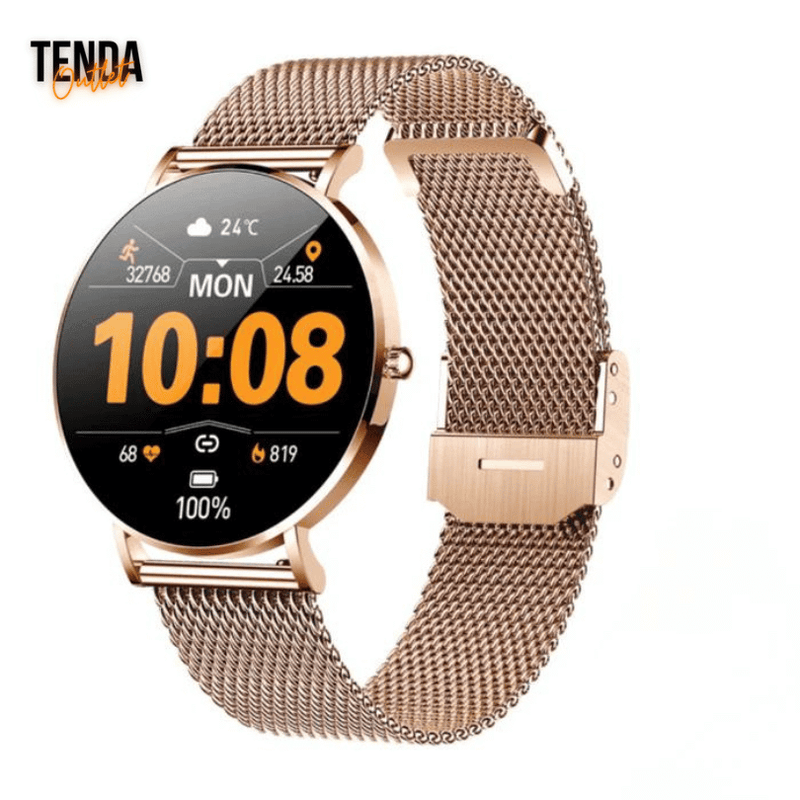 SmartWatch Ultra Feminino Tela Amoled + Pulseira de Brinde