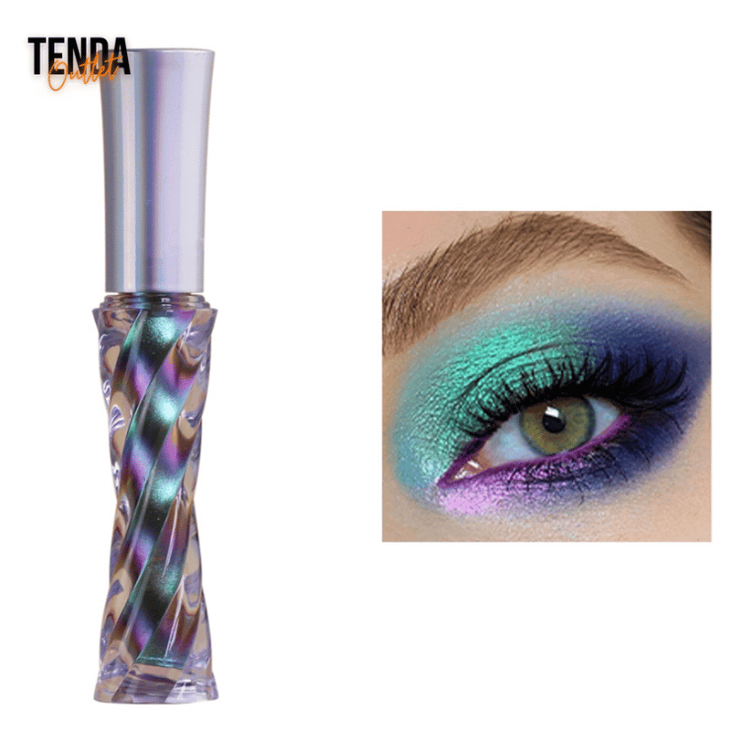 Sombra Líquida Duo Chrome Eyeshadow 3D em glitter 2.2ml