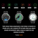 Smartwatch H Nave PRO - GPS Integrado SINC. STRAVA + Pulseira de Brinde
