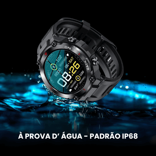 Smartwatch New H Nave GPS Integrado SINC. STRAVA + Pulseira de Brinde