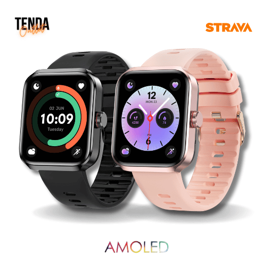 Smartwatch Omni - GPS Integrado SINC. STRAVA + Pulseira e Película de Brinde