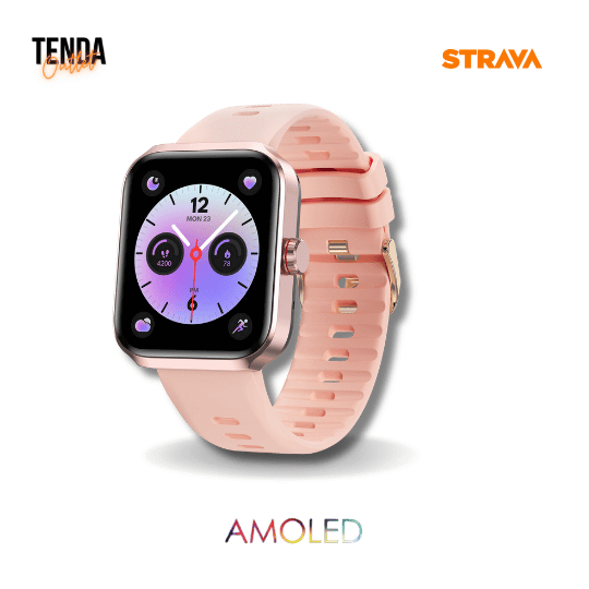 Smartwatch Omni - GPS Integrado SINC. STRAVA + Pulseira e Película de Brinde