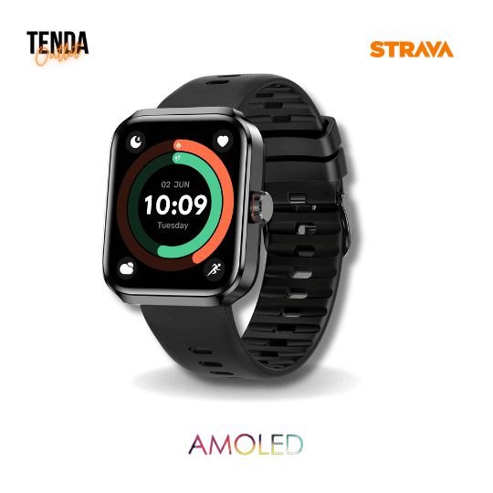 Smartwatch Omni - GPS Integrado SINC. STRAVA + Pulseira e Película de Brinde