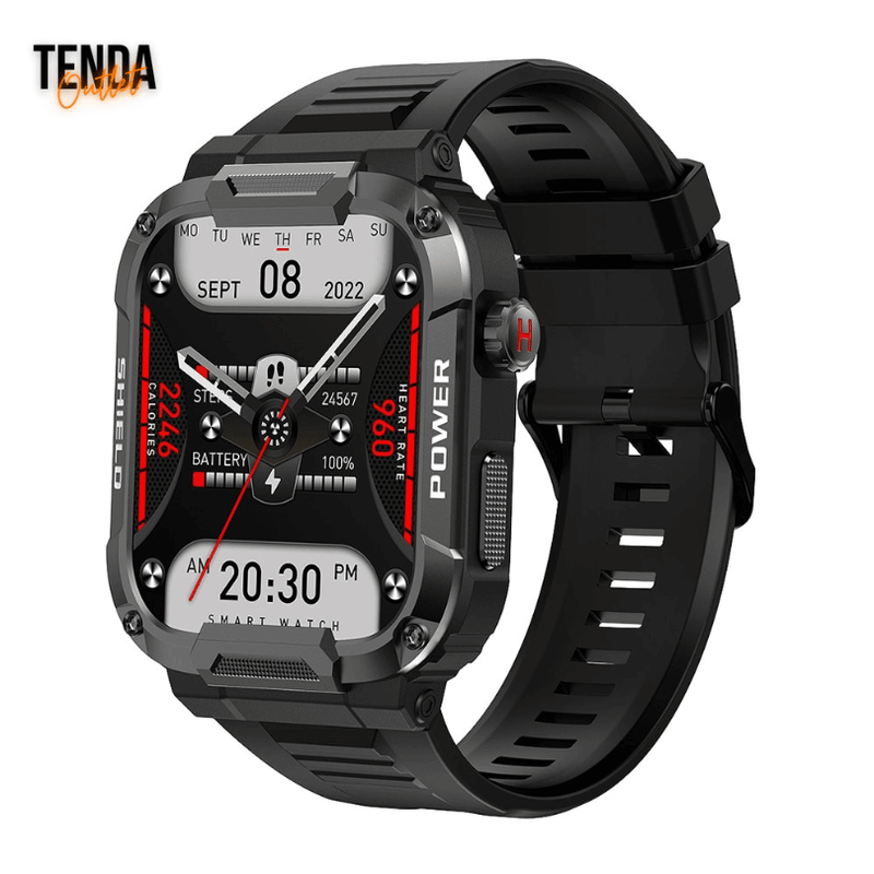 SmartWatch H Shock Chamadas Bluetooth + Pulseira de Brinde