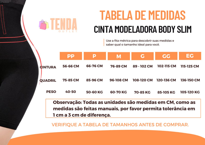 Cinta Modeladora Body Slim